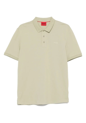 HUGO cotton piqué polo shirt - Green