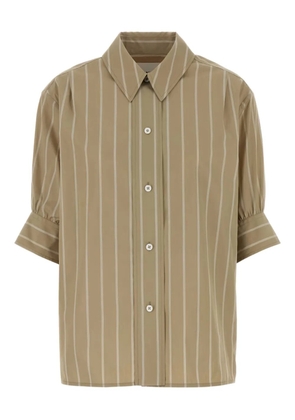 Jil Sander striped poplin shirt - Neutrals