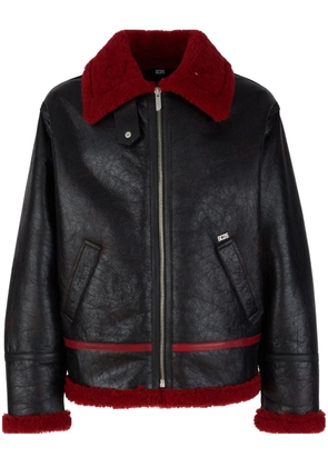 GCDS shearling jacket - Black