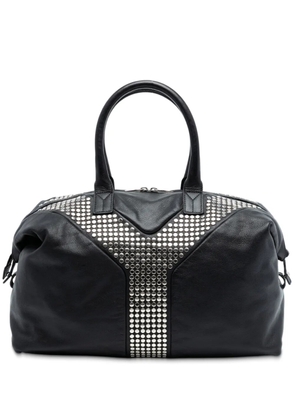 Saint Laurent Pre-Owned 2000-2012 Leather Studded Easy Y tote bag - Black