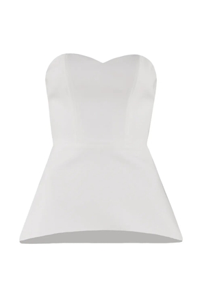 Vestiaire d'un Oiseau Libre corset-detail mini dress - White