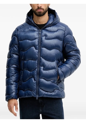 Save The Duck hooded quilted jacket - Blue