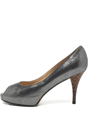 Fendi Pre-Owned peep-toe pumps - Grey
