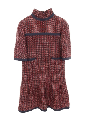 CHANEL Pre-Owned 1986-1988 tweed dress - Red