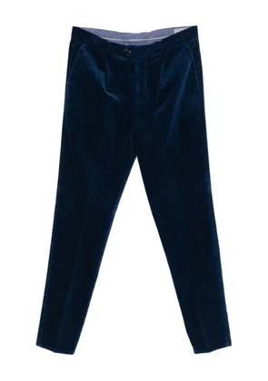 Brunello Cucinelli corduroy pleated-front trousers - Blue