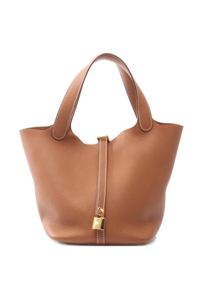 Hermès Pre-Owned 2021 MM Picotin lock tote bag - Brown