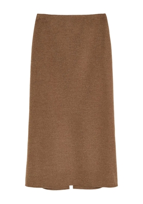 By Malene Birger Palomie slit skirt - Brown