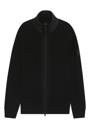 HUGO zip-up cardigan - Black