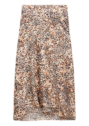 ISABEL MARANT Lisanne animal-print midi skirt - Neutrals