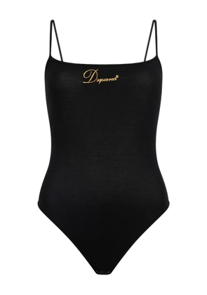 DSQUARED2 signature square-neck bodysuit - Black