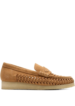 Clarks Originals woven loafers - Brown