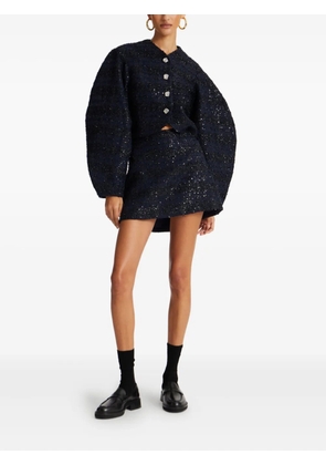 ROTATE BIRGER CHRISTENSEN sequin-embellished mini skirt - Blue