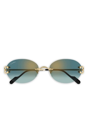 Cartier Eyewear round-frame sunglasses - Gold