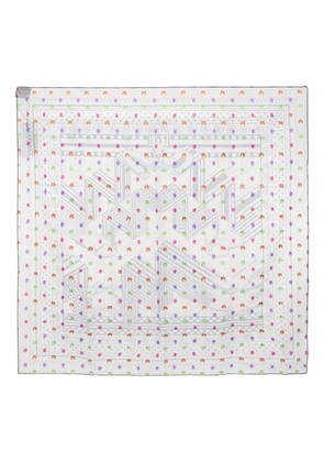 Hermès Pre-Owned 2010s zigzag bandana scarf - Blue