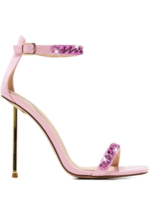 Femme La 110mm Imogen chain sandals - Pink