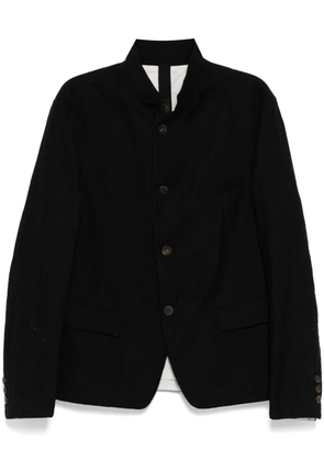 Forme D'expression camp-collar shirt jacket - Black