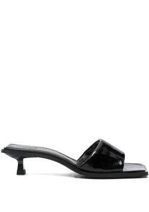 ALOHAS 30mm square toe heeled sandals - Black
