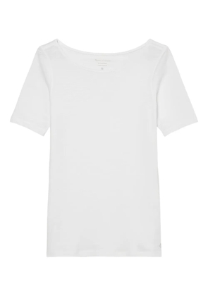 Marc O'Polo boat-neck short-sleeves top - White