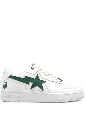 A BATHING APE® leather sneakers - White