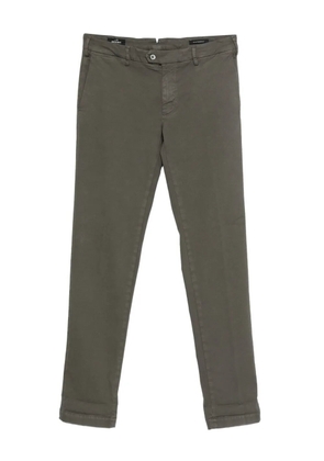 Mason's cuffed straight-leg trousers - Green