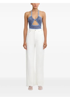 SIGNIFICANT OTHER Emma frayed jeans - White