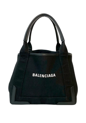 Balenciaga Pre-Owned 2010-2026 Canvas Navy Cabas S tote bag - Black