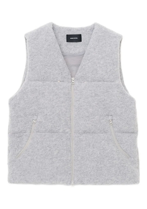 Hiking Patrol quilted zip-front gilet - Grey