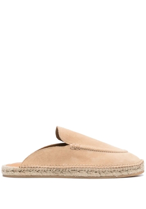 Scarosso suede jute-sole espadrilles - Neutrals