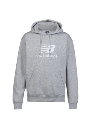 New Balance logo-print hoodie - Grey