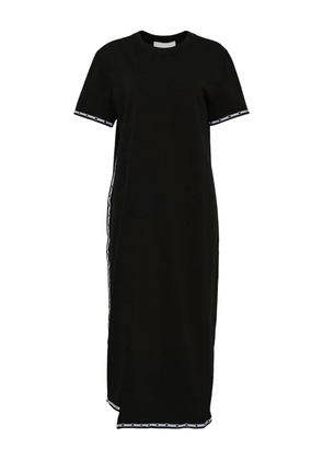 3.1 Phillip Lim eyelet-trimmed short-sleeved midi dress - Black