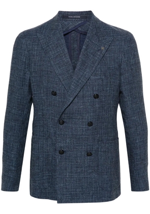 Tagliatore peak-lapels double-breasted blazer - Blue