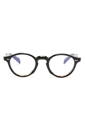 Cutler & Gross tortoiseshell pantos-frame glasses - Brown