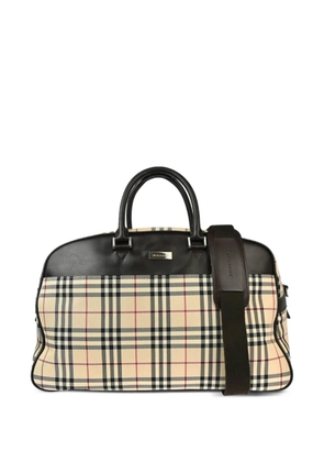 Burberry Pre-Owned 1990-2000s Check Two-way handbag - Neutrals