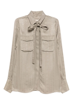Elie Saab jacquard shirt - Grey