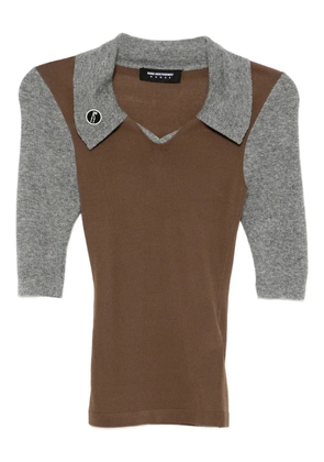Kiko Kostadinov Larissa polo top - Brown
