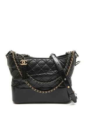CHANEL Pre-Owned Gabrielle quilted hobo bag - Black