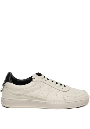 Giuliano Galiano panelled lace-up trainers - White