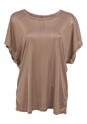 Saint Laurent Pre-Owned dolman-sleeve T-shirt - Neutrals
