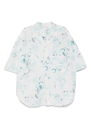 Forme D'expression floral-print shirt - White