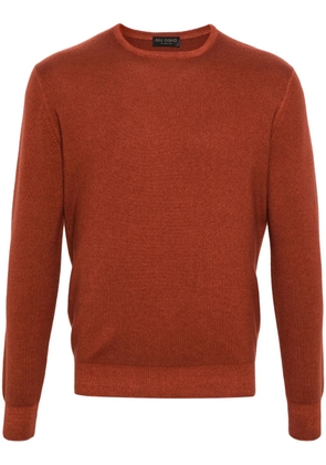 Dell'oglio crew-neck merino-wool jumper - Orange