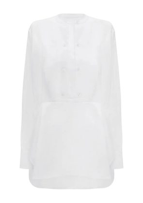 Victoria Beckham bib-detail shirt - White