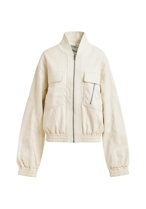 Essentiel Antwerp zip-up jacket - Neutrals