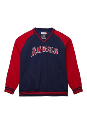 Mitchell & Ness x MLB Los Angeles Angels V-Neck pullover - Blue