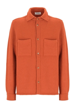 Laneus ribbed-pocket shirt jacket - Orange
