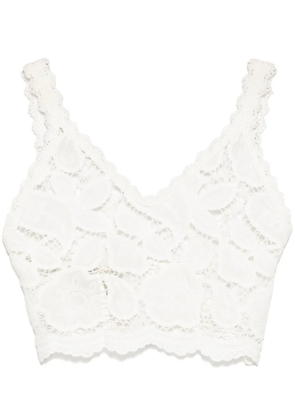 Bambah Chloe crochet bralet - White