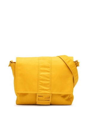 Fendi Pre-Owned 2010-2025 Medium Econyl Nylon Baguette crossbody bag - Yellow