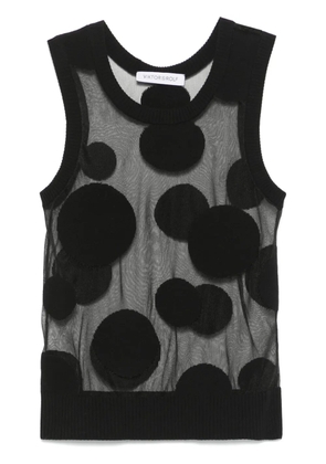 Viktor & Rolf polka-dot tank top - Black