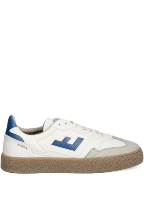 Flamingos Burela logo-detail leather sneakers - Neutrals