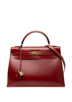 Hermès Pre-Owned 2000 Box Calf Kelly Retourne 32 satchel - Red