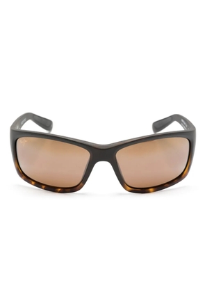 Maui Jim Kanaio Coast rectangle-frame sunglasses - Black